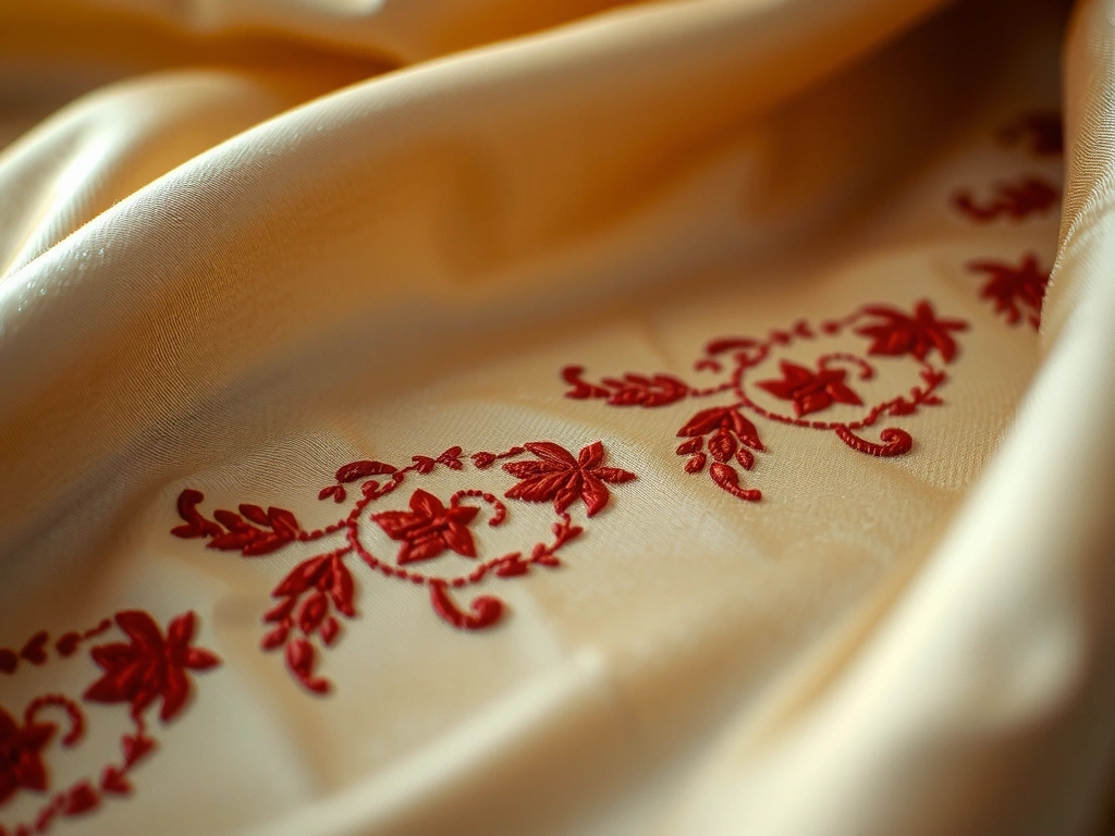 Detailed fabric swatch from a heritage brand